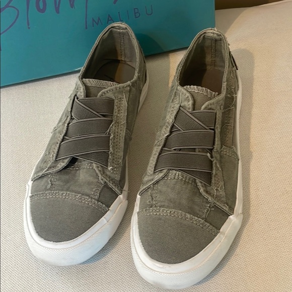 Blowfish Marley Grey Wash Casual Sneakers size 8.5 - Picture 10 of 11